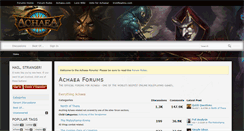 Desktop Screenshot of forums.achaea.com